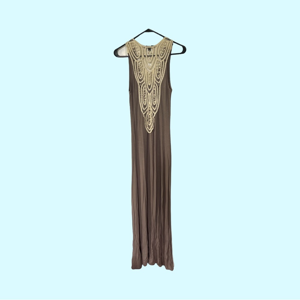 Maxi Sundress with crochet detail